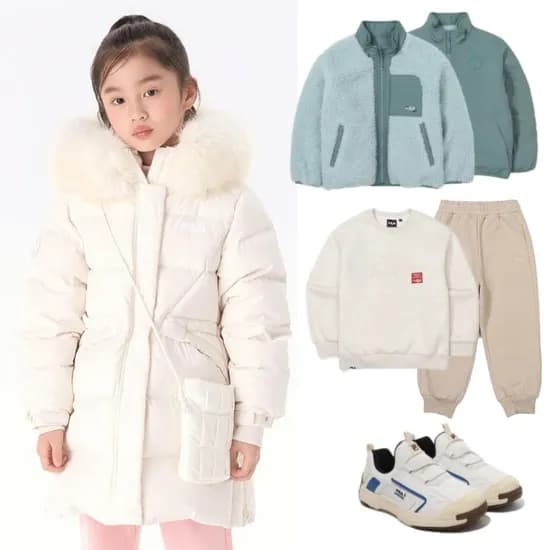 휠라키즈 구스다운 크로스백