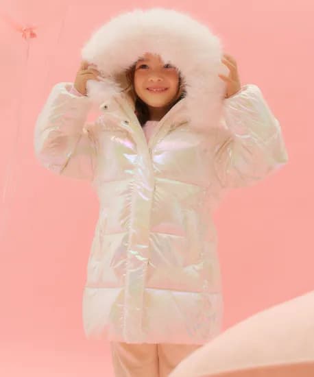 스탠다드키즈 페이크퍼 트윙클 패딩 파카