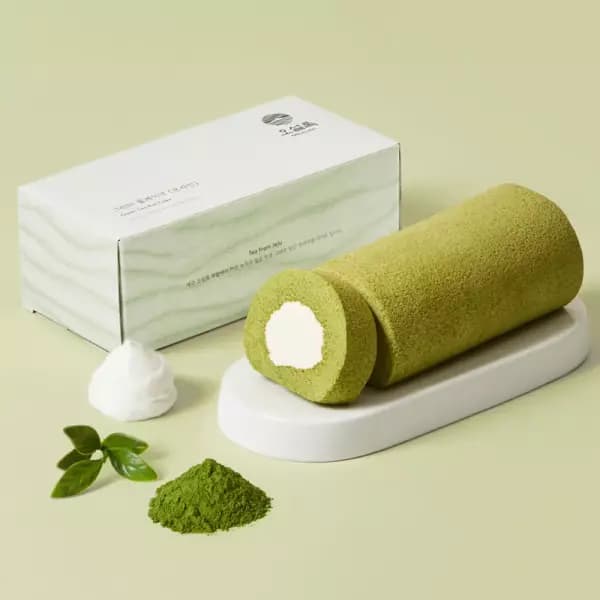 오설록 스트로베리 그린티 케이크