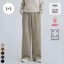 포레스트핏 겨울 기모 밴딩 와이드 팬츠 5컬러 1+1