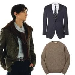 매그넘 네오 플리츠 풀오버 니트