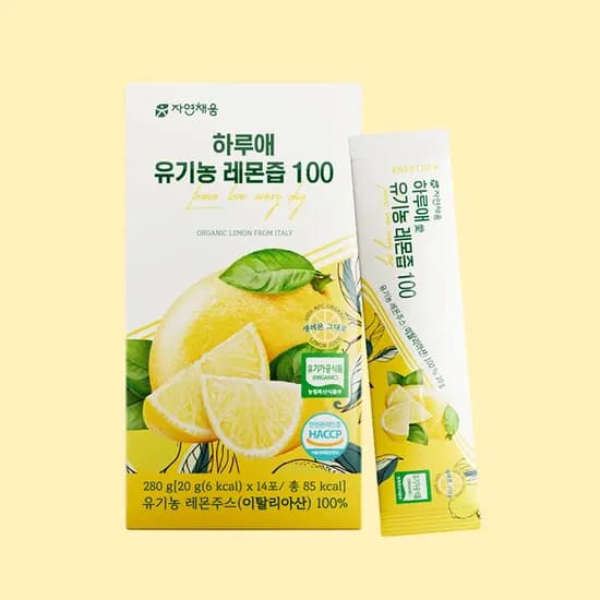 유기농 레몬즙 14포 x 3박스 총 42포