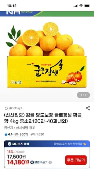 귤로장생 황금향 4kg 중소과 20과-40과내외