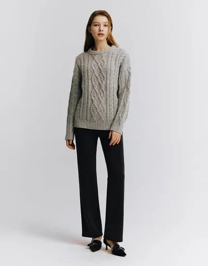 지오다노 기모 풀밴딩 팬츠 스트레이트