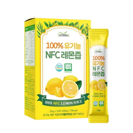 100프로 유기농 레몬즙 14포 16박스