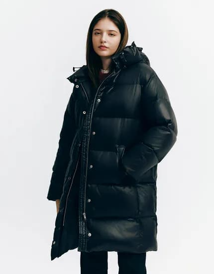 지오다노 덕다운 롱 패딩