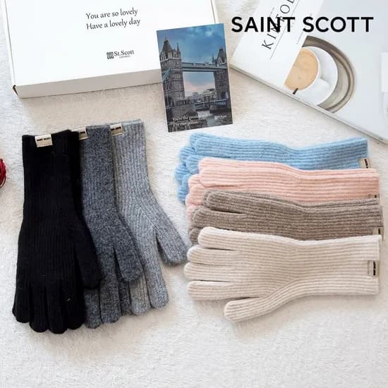 세인트스코트 울 니트 터치장갑