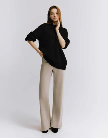 융기모 와이드핏 주머니 있는 풀밴딩