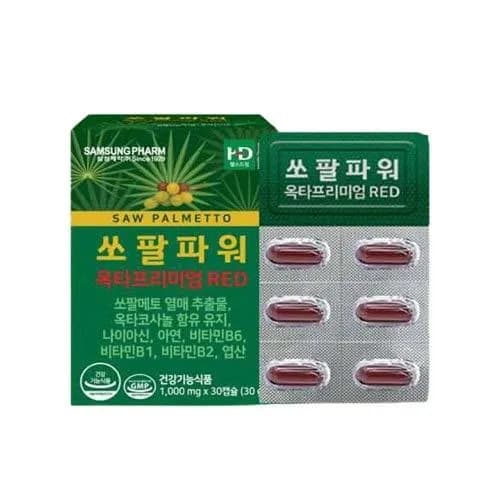 삼성제약 쏘팔파워 옥타프리미엄 레드 1,000mg 30캡슐