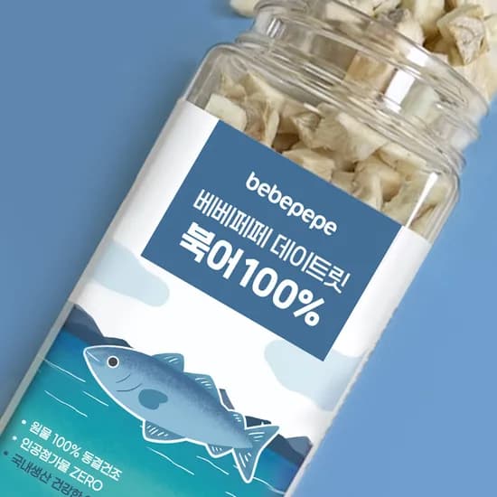묘 견 간식 건조 북어 100%    *   Price: 6,900원    *   Event: 포토리뷰 3천원