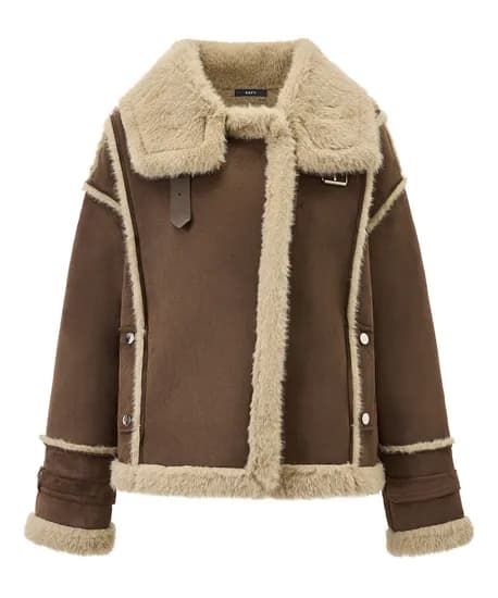 시어링 양털 무스탕 자켓