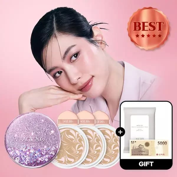 에이지투웨니스 샤이닝드롭 오리지날 팩트 케이스 리필 3개