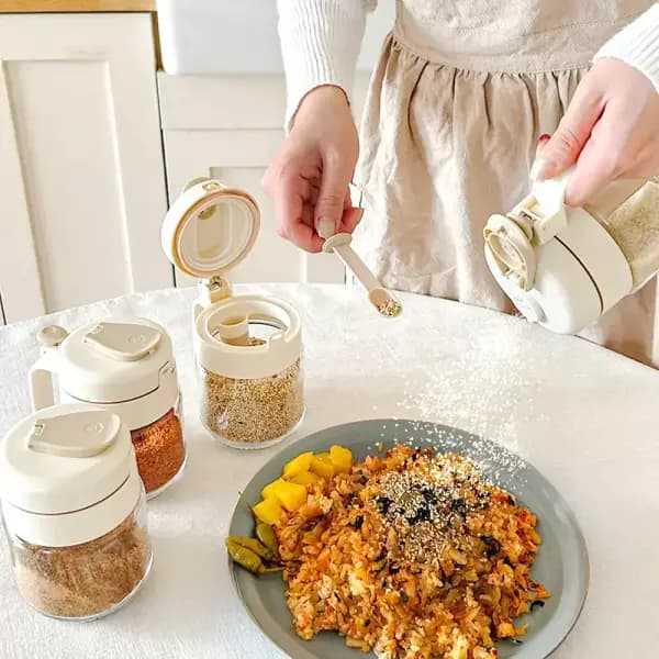 팡앤스푼 스푼일체형 밀폐 양념통세트