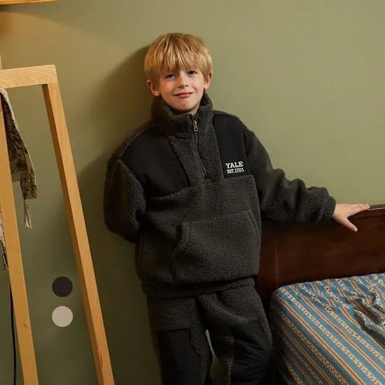 예일키즈 셰르파 반집업 상하세트 2종