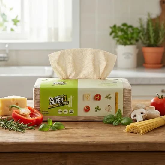 슈퍼딥큐 밤부 키친타올 100매 9팩