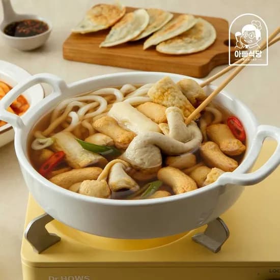아빠식당 연육 83% 밀가루 없는 우리쌀 어묵탕 230g 5팩
