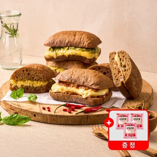 시티델리 멀티그레인 치아바타 샌드위치 3입 2봉