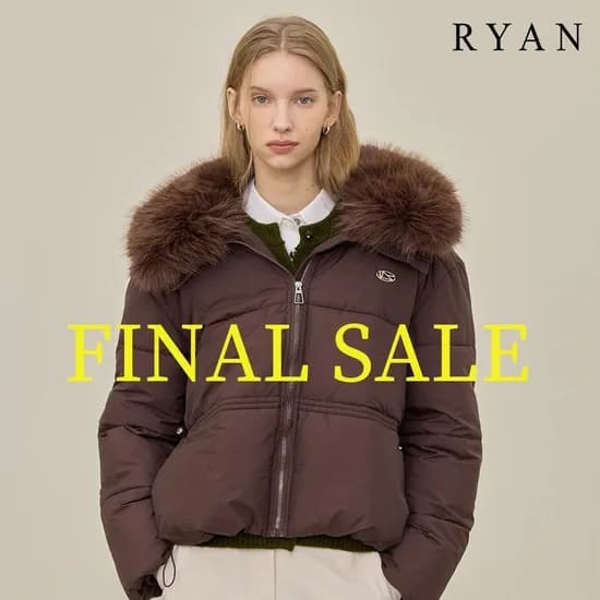 리안뉴욕 퍼카라 더블버튼 롱패딩 코트