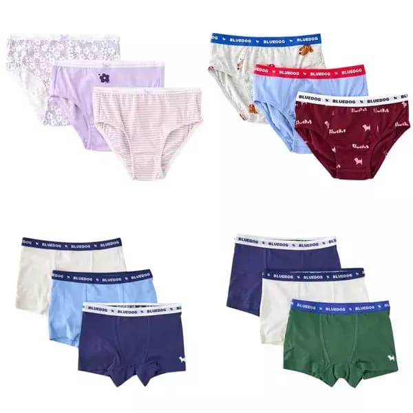 블루독 도기뱀부 사각 삼각팬티 3종