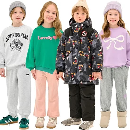 젤리스푼 제이걸스 힙스터 밍크 기모 상하복