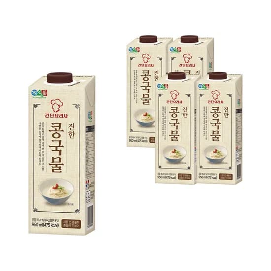 정식품 콩국물 950ml 4개
