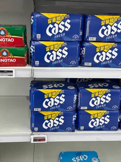 카스 370ml 16개
