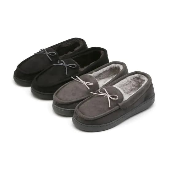 여성용 스웨이드 방한 모카신