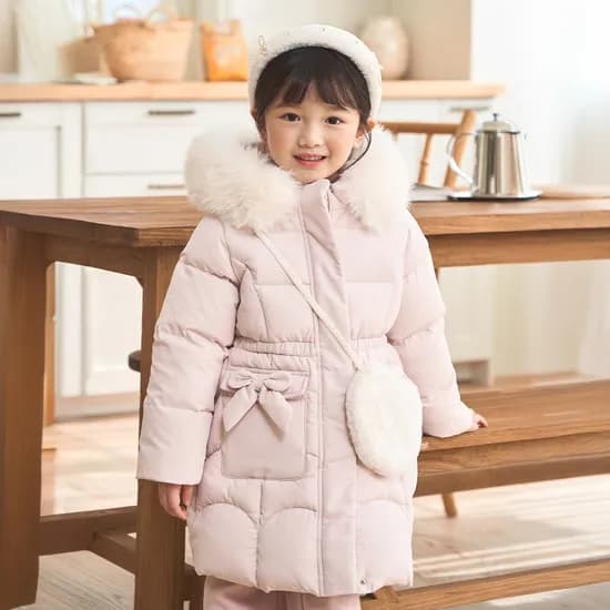 치크 여아 가방세트 롱 다운 패딩 37440 100사이즈