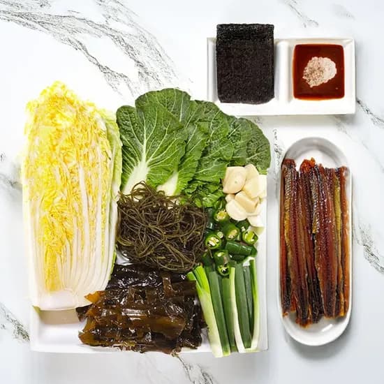 구룡포 과메기 기장 물미역 야채 풀세트 10마리