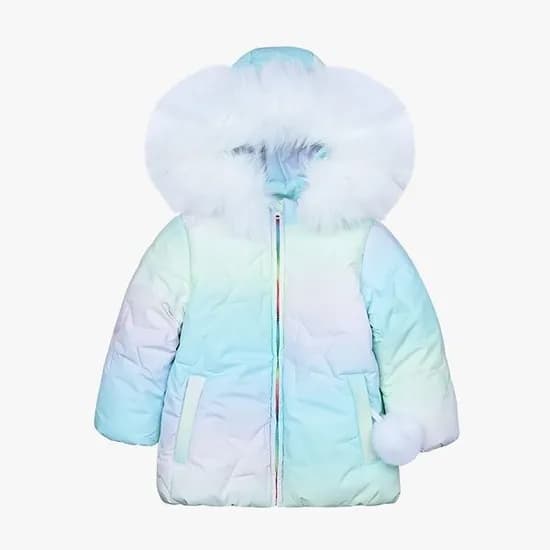 미니도우 스키복 레인보우패딩