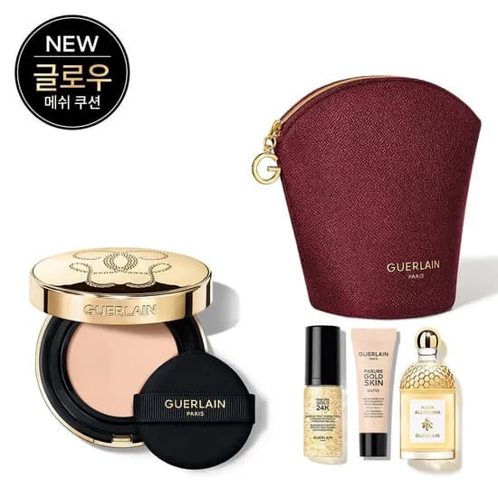 겔랑 빠뤼르 골드 스킨 메쉬 쿠션 세트