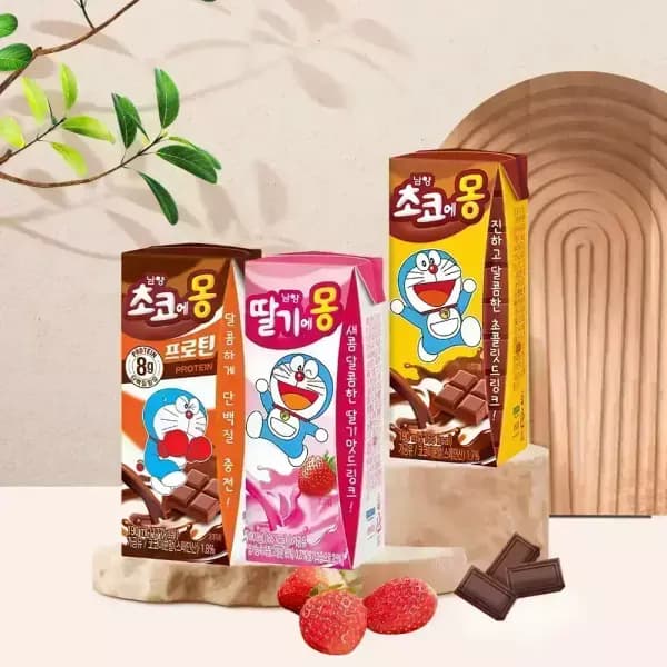 초코에몽 3종 190ml 48팩
