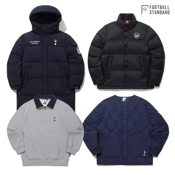 풋볼스탠다드 토트넘 벤치코트 자켓