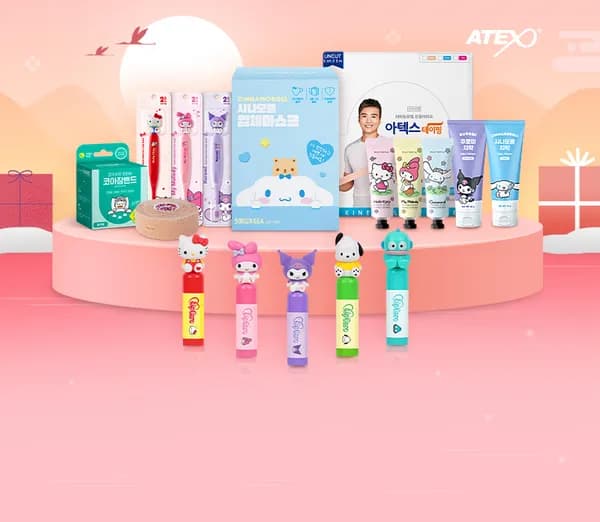 네쇼라 아텍스 산리오캐릭터즈 칫솔 5종 2세트