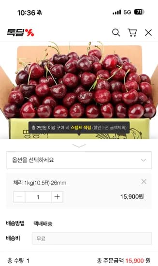 칠레산 생체리 1kg