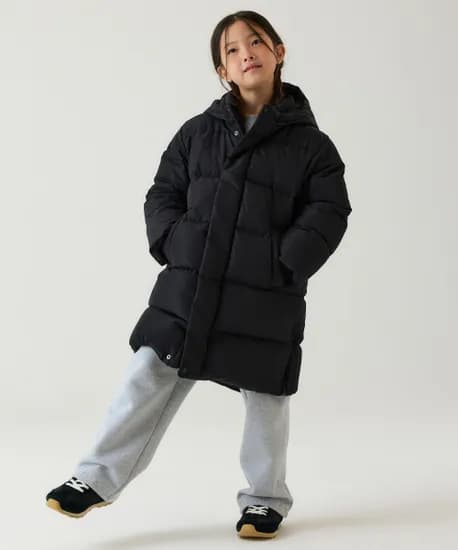 무신사스탠다드 키즈 롱다운 벤치파카