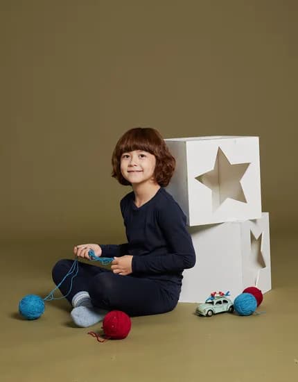 지오다노주니어 내복 티셔츠 2장