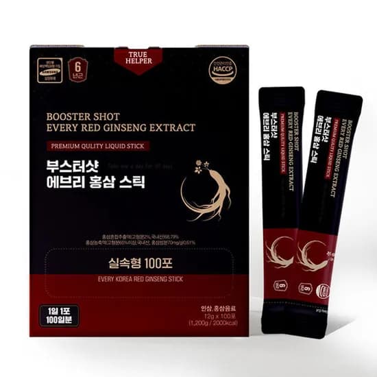 부스터샷 에브리 홍삼 스틱 12g 100포