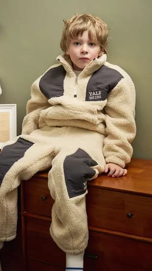 예일키즈 집업 배색 상하세트