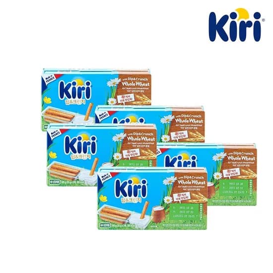 끼리 크림치즈 딥앤크런치 3입 5개 총 15개