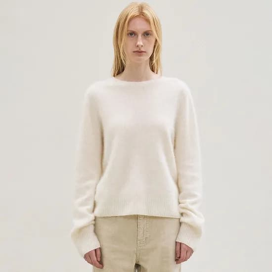 르 캐시미어 클래식 울 니트