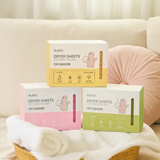 마이비 건조기용 섬유유연제 드라이시트 40매 4팩 24,610원
