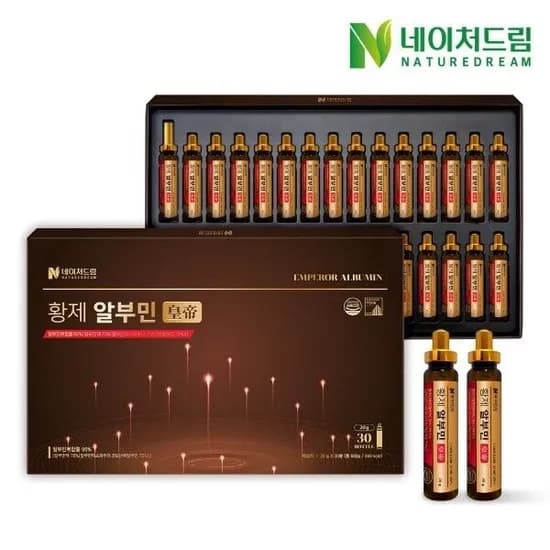 백질 (Product Name/Component)    20ml 30병 (Quantity)    Let's try: 황제알부민 마시는 단백질