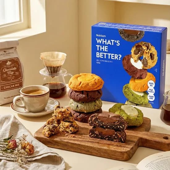 널담 고단백질 아메리칸쿠키 2box 100g 6개입 총 12개입