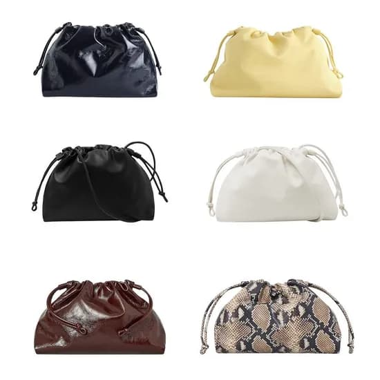 코스 미니 카바텔리 레더 버킷백