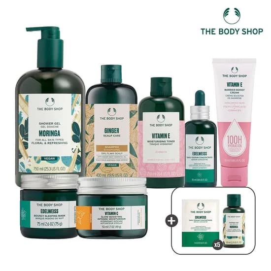 더바디샵 진저 스캘프 케어 샴푸 400ML 4개 세트