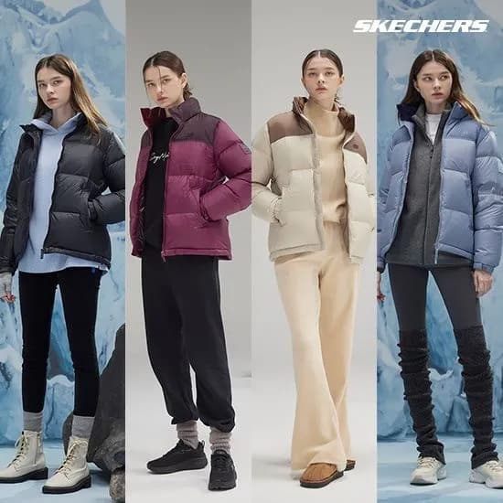 스케쳐스 공용 헝가리 헤비 덕다운 패딩