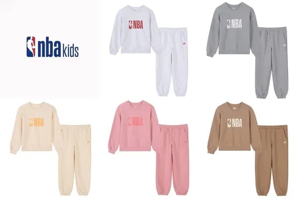 NBA키즈 빅로고 맨투맨 세트