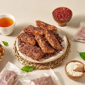 통 팥 호박고지 찰시루떡 130g 8팩