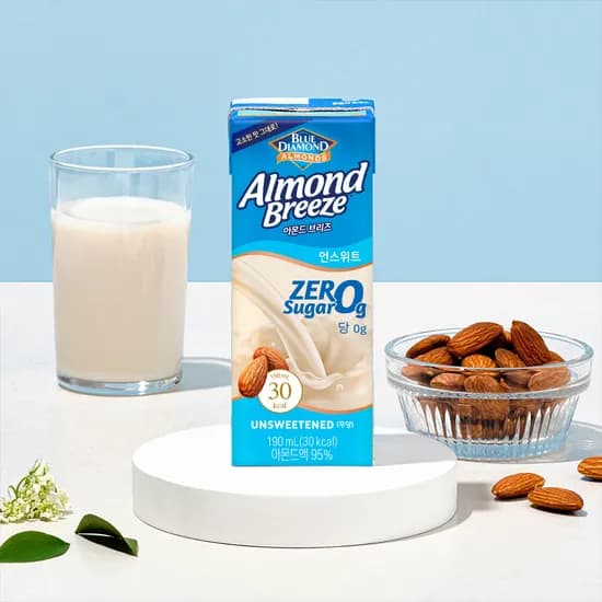 매일유업 아몬드브리즈 언스위트 190ml 24개
